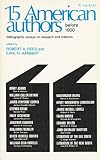 Fifteen American authors before 1900 : bibliographic essays on research and criticism