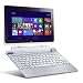 Acer Iconia W511-27602G06iss 25,7 cm (10,1 Zoll) Tablet-PC inkl Keydock (Intel Atom Z2760, 1,8GHz, 2GB RAM, 64GB eMMC, Intel 3650, 3G, Win 8) silber