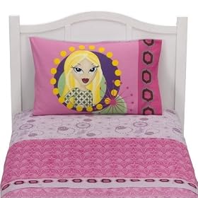 Lil Bratz Boho Girls Twin Sheet Set