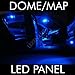 LED Blue 2X Dome Map Interior Light Bulb 9 SMD Circle Panel Xenon Hid Lamp - Fits All Vehicles