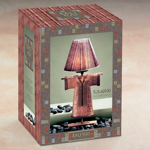 Metal Kimono Tea Light Lamp