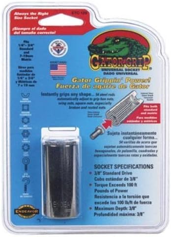 Endeavor Tool Company ETC-120 Gator Grip Universal Socket by Endeavor Tool Company