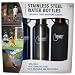 Smart Source Stainless Steel Water Bottles - w/3 Neoprene Sleeves
