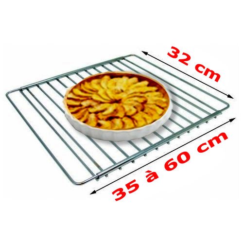 INDISCOUNT ® Grille de Four / Etagère de Réfrigérateur Extensible