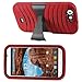 Reiko 3-in-1 Wallet Case for BLU Life One L120 - Retail Packaging - Red