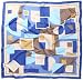 (ビューティーアンドユース ユナイテッドアローズ)BEAUTY&YOUTH UNITED ARROWS BY FATTORSETA ブロックプリントスカーフ / バンダナ 18363431942 77 Royal FREE