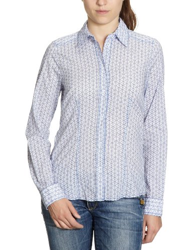Seidensticker Damen Bluse Regular Fit, 376111, Gr. 42, Blau (15) Preisvergleich