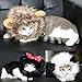 FAMI Pet Costume Mickey Wig with Ears, Christmas Costumes Festival Party Clothes Fancy Dress up for Dog Cat