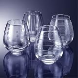 Mikasa Cheers Stemless Wine Glasses Set of 4