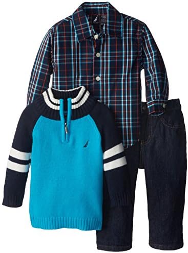 Nautica Baby Boys' Three Piece Sweater Set