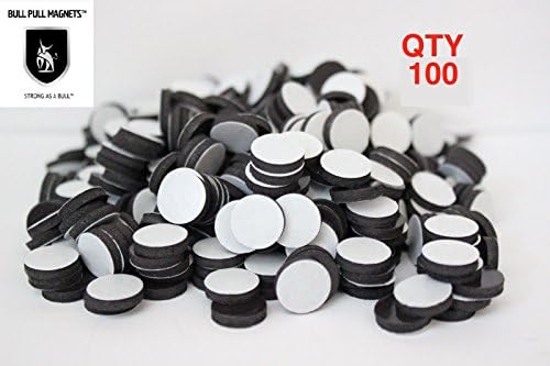 100X Around the House Light Duty Adhesive Round Magnetic Dots Arts and Crafts