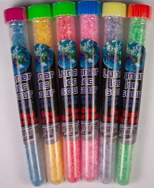 Lunar Ice Sour Candy Tubes by Squire Boone Village