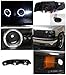 Chevy Silverado Tahoe Suburban Black Halo Led Projector headlights, bumper light