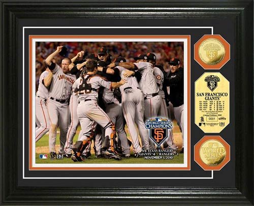 San Francisco Giants - World Series 2010 - Celebration - Framed Photo Picture