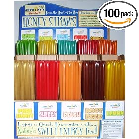 10 Flavor Honey Straw Display with 1,000 Straws - PERFECT FOR RESELLERS!