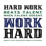 Work Hard Heavyweight Cotton Tee