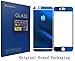Mcoolbo Electroplating Mirror Effect Screen Tempered Glass Screen Protector Whole Body Protection Anti Scratches [Front and Back] for iPhone 6 Plus & iPhone 6S Plus 5.5inch (Blue)