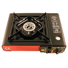 Portable Camping Gas Cooker Stove + 2 Free Gas Cartridges Refills