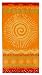 Sunshine Orange Yellow - Luxury Velour Jacquard Beach Towel size 32x63 - 400 grams 100% Pure Ringspun Cotton - Brilliant intense vibrant colors - Highly absorbent easy care machine wash - Use for picnic poolside or as a colorful bath towel - Save 50%