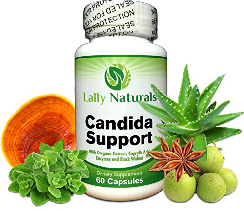 Candida Cleanse and Support Supplement ★ Extra Strength ★ All Natural Herbal Formula & Enzymes Yeast Infection Treatment Includes Caprylic Acid, Oregano Oil, Cellulase and Black Walnut Candida Cleanse and Support Supplement ★ Extra Strength ★ All Natural Herbal Formula & Enzymes Yeast Infection Treatment Includes Caprylic Acid, Oregano Oil, Cellulase and Black Walnut