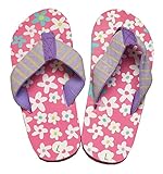 Hatley ハットレイ キッズ女の子 ビーチサンダル L(19.3cm) マルチカラー 上部:80%ポリエステル20%ナイロン、底材:100%EVA樹脂 FF1GAFL099