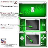 Colorburst Green WraptorSkinz Skin kit fits Nintendo DS Lite (DS LITE NOT INCLUDED)