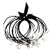 Bracelet - B137 - 15 pc Set - Mixed Bangles and Charm Bangles ~ Hearts and Stars - Black