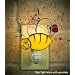 Switchables Stained Glass Bumble Bee Nightlight Cover