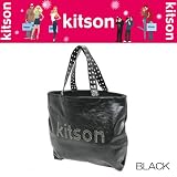 【KITSON　LA】 KITSON キットソン スタッズ トート 合成皮革 ブラック レザー 稀少モデル