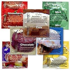 High Quality Flavored Condoms, Paradise Den: Pack of 50