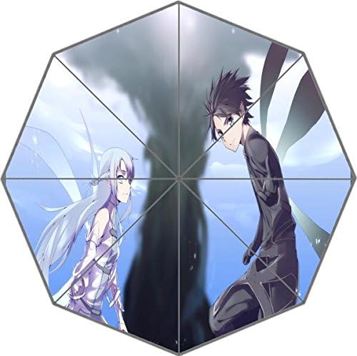 High Quality Hot Japanese Anime Sword Art Online Cartoon Patttern Waterproof Sunny/Rain 43.5 inch Umbrella