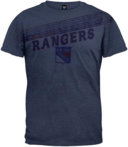 New York Rangers - Motion Blur Soft T-Shirt - Large