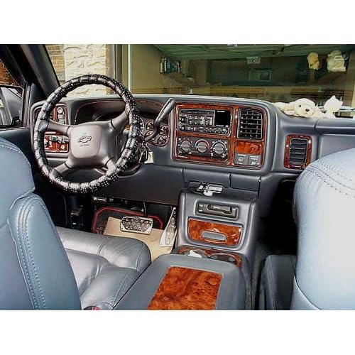 CHEVROLET CHEVY SILVERADO INTERIOR WOOD DASH TRIM KIT SET 2003 2004