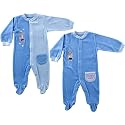 Velour Sleep N Play for Boys - Bear & Puppy