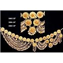 Belt, Brass, Stones, Coins, & Bells 32"