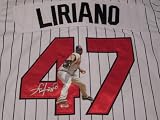 FRANCISCO LIRIANO SIGNED AUTOGRAPHED JERSEY MINNESOTA TWINS COA + HOLOGRAM