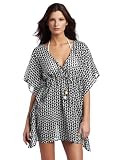 Echo Design Womens Graphic Diamonds Butterfly Tunic with Wood Beads