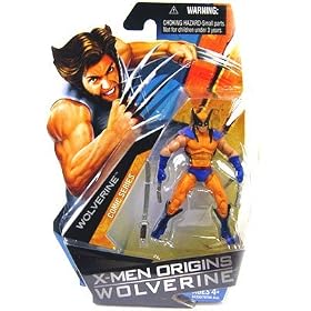 X-Men Origins Wolverine 10cm Figure - Wolverine Comic Series - Orange/Blue