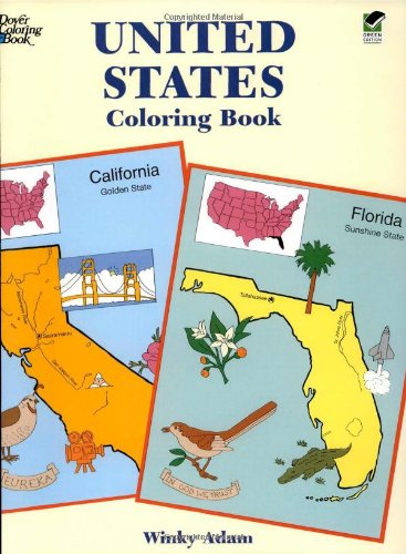 united states coloring book dover history coloring book