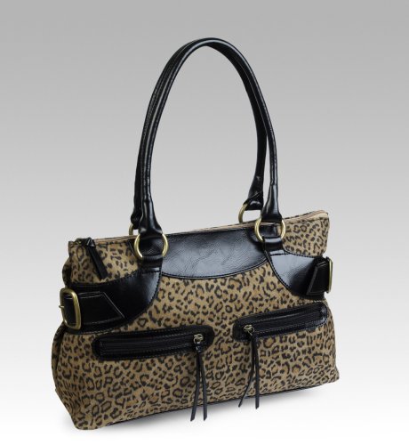 Side Buckle Leopard Print Bag