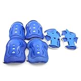 HuaYang Knee Elbow Wrist Protector Guard Pad Gear for Child Kid Roller Skating Skateboard Cycling(Blue)