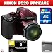 Nikon Coolpix P520 18.1 MP Digital Camera with 42x Zoom (Red) Package 1