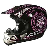AFX FX-35 Skull Motocross Helmet Pink Extra Small