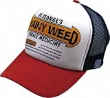 【Culture Mart】2012プリントメッシュキャップ《CHAINY WEED/レッド×ホワイト×ネイビー》☆ WEEDS
