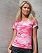 Bodek And Rhodes 55366306 3665 Code Five Ladies Fine Jersey Camouflage T-Shirt Urban Woodland - Extra Large