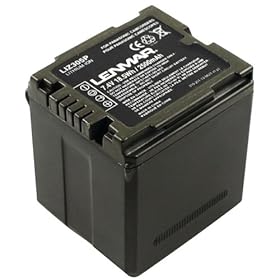 Lenmar LIZ305P Panasonic VW-VBG070, VW-VBG130, VWVBG260 Battery for Panasonic SDR-H40, SDR-H80 Series, SDR-H80 Series and Other Panasonic Camcorders