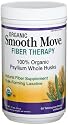 Traditional Medicinals Organic Smooth Move Fiber Therapy, Psyllium Whole Husk, 15.8-Ounce Bottle (Pack of 2)