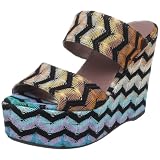 Missoni Womens Rm63 Wedge Sandal