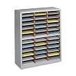 Safco Products Value Sorter Literature Organizer, 36 Compartment, Gray (7121GR)
