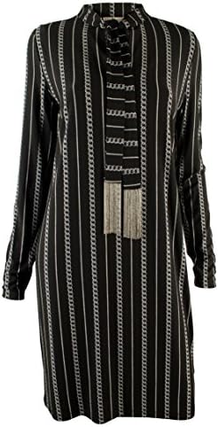 Michael Kors Women's Chain Fringe-Print Dress-B-S